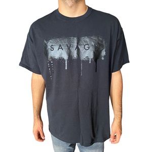 PopularPoison | Black Savage Drip Tee-Shirt